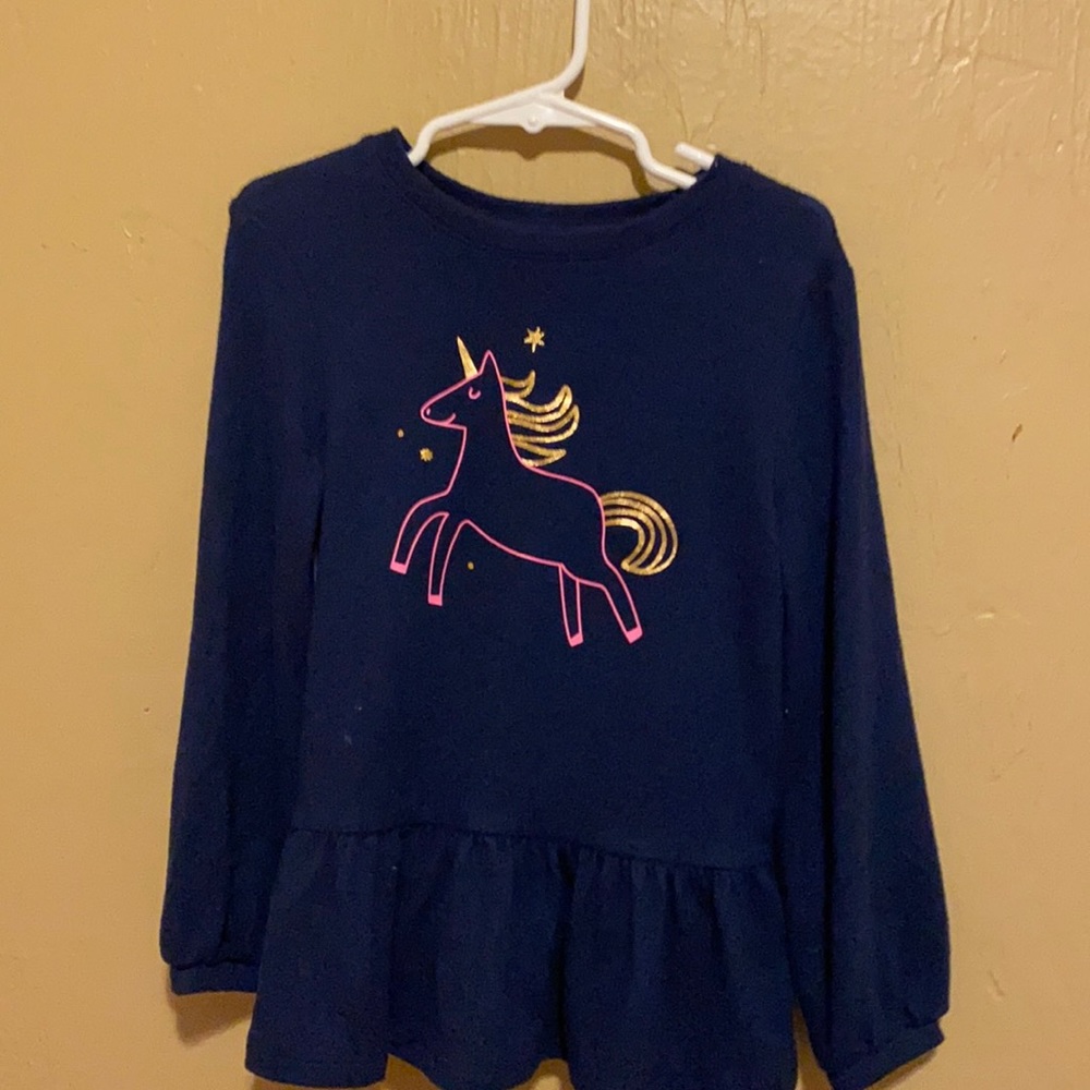 Unicorn shirt for little girl size 4t